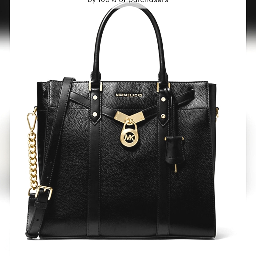 Nouveau Hamilton Pebbled Leather Tote Bag